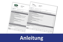 Original Wartungstabellen für Jaguar und Land Rover