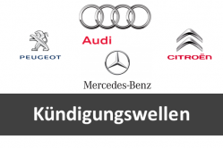 Bild: Logos: Audi, Daimler, PSA Montage: IAM-NET.EU