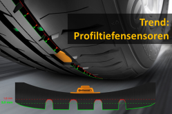 Continental entwickelt Sensoren, die Profiltiefe und Beladungszustand von Reifen messen können