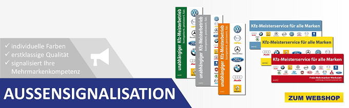 1.Aussensignalisation Banner